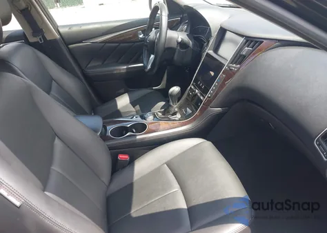 2016 Infiniti Q50 3.0T Premium from USA, damaged, VIN JN1EV7AR7GM344007